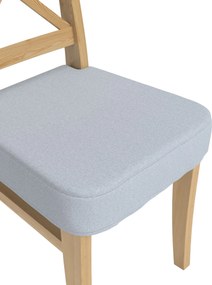 Sedák na stoličku Ingolf farba produktu modrá látka zapletaná