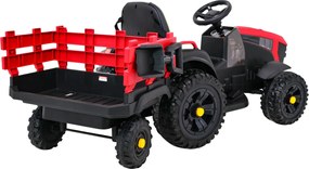 Ramiz Titánový traktor s prívesom Červený
