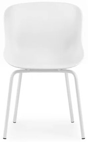 Stolička Hyg Chair – biela/oceľ