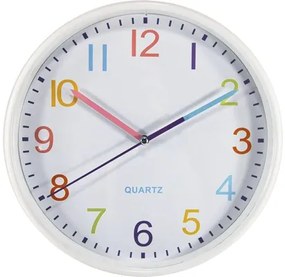 Nástenné hodiny Zensi biele Ø 25,5 cm