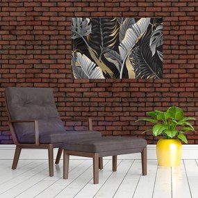 Obraz - Zlatá džungľa (90x60 cm)