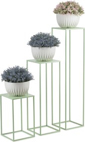 STOJAN NA KVETINÁČ SIMPLE 40X24X24 CM SVETLOZELENÁ