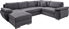 XXXLutz SEDACIA SÚPRAVA, textil, sivá P & B - Sedačky - 002310003028