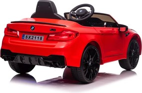 LEAN CARS BMW M5 DRIFT Červené auto na batérie