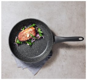 Silvercrest®  Hliníková panvica, Ø 28 cm, čierna + Hliníková panvica, Ø 24 cm, čierna  (800011901)