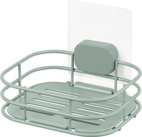 Samodržiaca kovová nádobka na mydlo v mentolovej farbe Grena – Compactor