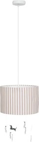Atmosphera - Detský luster na lane SCOTT 1xE27/40W/230V, s motívom psíkov
