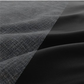 Dvojmiestna pohovka LUNA rozkladacia, tmavosivá / čierna