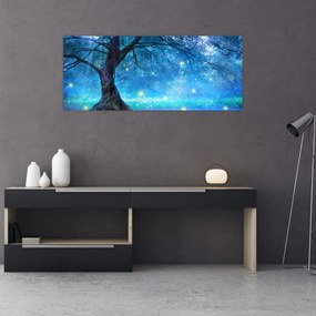 Obraz - Mystický les (120x50 cm)