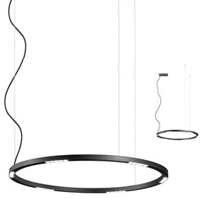 Redo 01-2207 - LED Luster na lanku UNION LED/50W/230V 3000K pr. 90 cm čierna