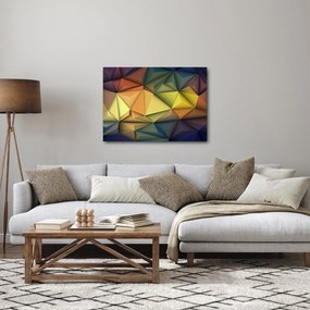 Obraz - Polygonálna 3D abstrakcia (70x50 cm)