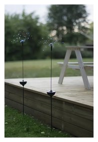 Vonkajšie solárne LED svietidlo s farebnými diódami Star Trading Firework, výška 100 cm