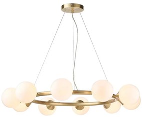 Endon 106008 - Luster na lanku OTIS 10xG9/3W/230V zlatý