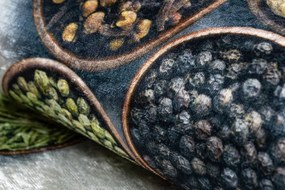 Protišmykový koberec / behúň ANDRE 33200 strieborný / béžový