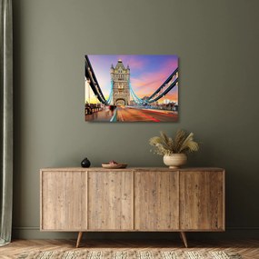 Sklenený obraz - Tower Bridge (70x50 cm)
