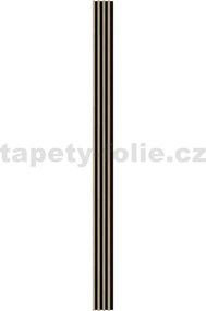Akustické dekoračné panely MAXI jackson hickory 3D lamely na filcovom podklade 270 x 17,7 cm