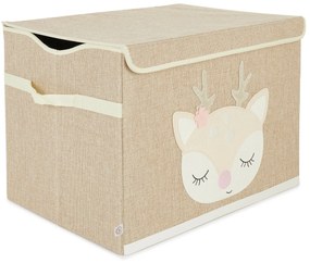 Bieco - Úložný box s vekom - jelenček Ella
