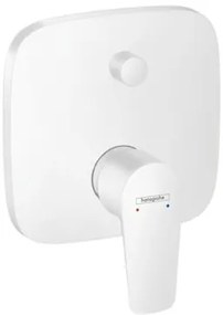 Sprchová a vaňová batéria Hansgrohe Talis E bez podomietkového telesa matná bílá 71745700, 1 ks