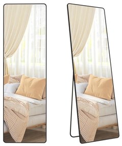 Obdĺžnikové zrkadlo NOIR, 160x50cm, čierna SongmicsHome