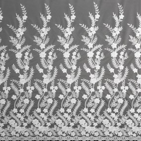 ZÁCLONA NA KRÚŽKOCH TALINA 300 CM X 250 CM VZOROVANÁ