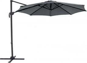 MI Záhradný slnečník 3,5M KAZUAR grafitový