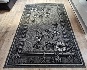HU Sivý klasický koberec Shiraz Bcf Maky-sivé Rozmer: 300x400 cm