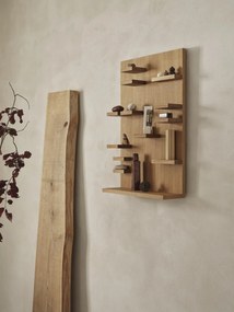Ferm Living Nástenná polica Parade Oiled Oak 60 cm