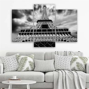 Gario Obraz na plátne Eiffelova veža v Paríži - 3 dielny Rozmery: 60 x 40 cm