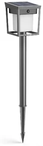 Philips Blaise UltraEfficient Solar LED stĺpik sosenzorom antracitová, 1,5 W, 250/20 lm, 3000 K