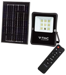 LED vonkajší solárny reflektor 6W/3,2V 6400K IP65