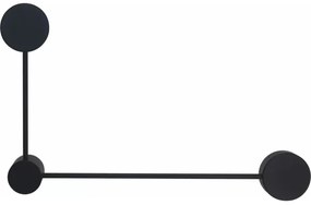 LED Nástenné svietidlo JOY 2xGX53/6W/230V čierna