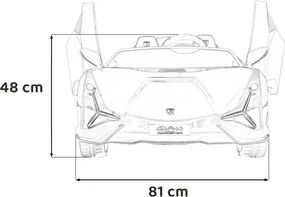 Elektrické autíčko Lamborghini SIAN červené