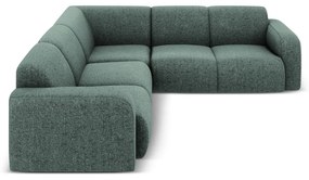 Rohová pohovka v petrolejovej farbe (variabilná/do L) Molino – Micadoni Home