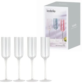 Poháre v súprave 4 ks na sekt 180 ml Stripe – Ladelle