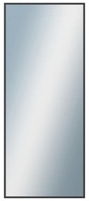 DANTIK - Zrkadlo v rámu, rozmer s rámom 50x120 cm z lišty Hliník čierna (7269021)