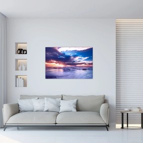 Obraz - Západ slnka pri mori (90x60 cm)