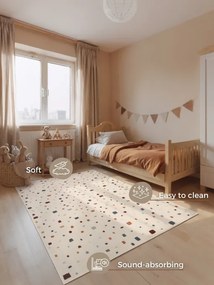 Koberec Hanse Home ADVENTURES FUNNY SQUARES krémový