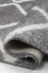 Koberec Boho 613 D.GREY/CREAM rozmery koberec: 60x100 cm