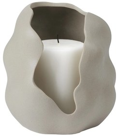 Broste Keramický svietnik Hekla Dove Grey