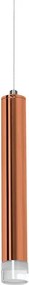 Závesné svietidlo Copper, 1x medené kovové tienidlo, c