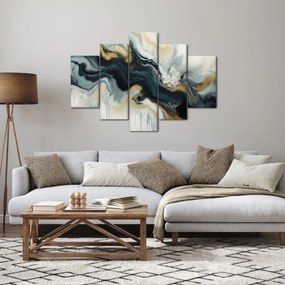 Obraz - Mramorovaná kresba (150x105 cm)