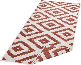 Hanse Home, DOPREDAJ: 120x170 cm Kusový koberec Twin-Wendeteppiche 103130 terra creme – na ven i na doma, 120x170, oranžová, chodba / predsieň