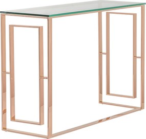 Konzolový stolík Eternic rose gold 120 x 40 x 80 cm