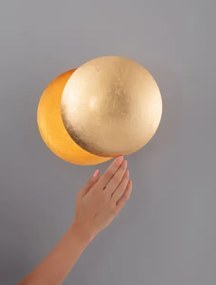Dizajnové nástenné svietidlo Solei zlatá