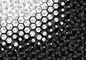 Fototapeta - 3D šesťuholníky (152,5x104 cm)