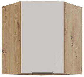 Horná rohová kuchynská skrinka Sayla 60x60 GN-72 1F (45°) (kašmír + dub artisan). Akcia -23%. Vlastná spoľahlivá doprava až k Vám domov. 1121428