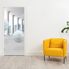 Fototapeta na dvere - Abstrakcia v antickom štýle (95x205cm)