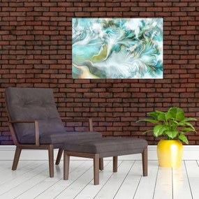 Obraz - Maľba abstraktných vzorov (90x60 cm)