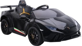 LEAN CARS Elektrické autíčko Lamborghini Huracan, čierne