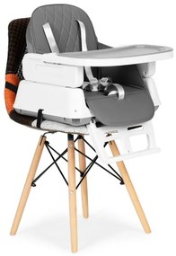 Detská stolička na kŕmenie 3v1 skladacia Ecotoys Gray